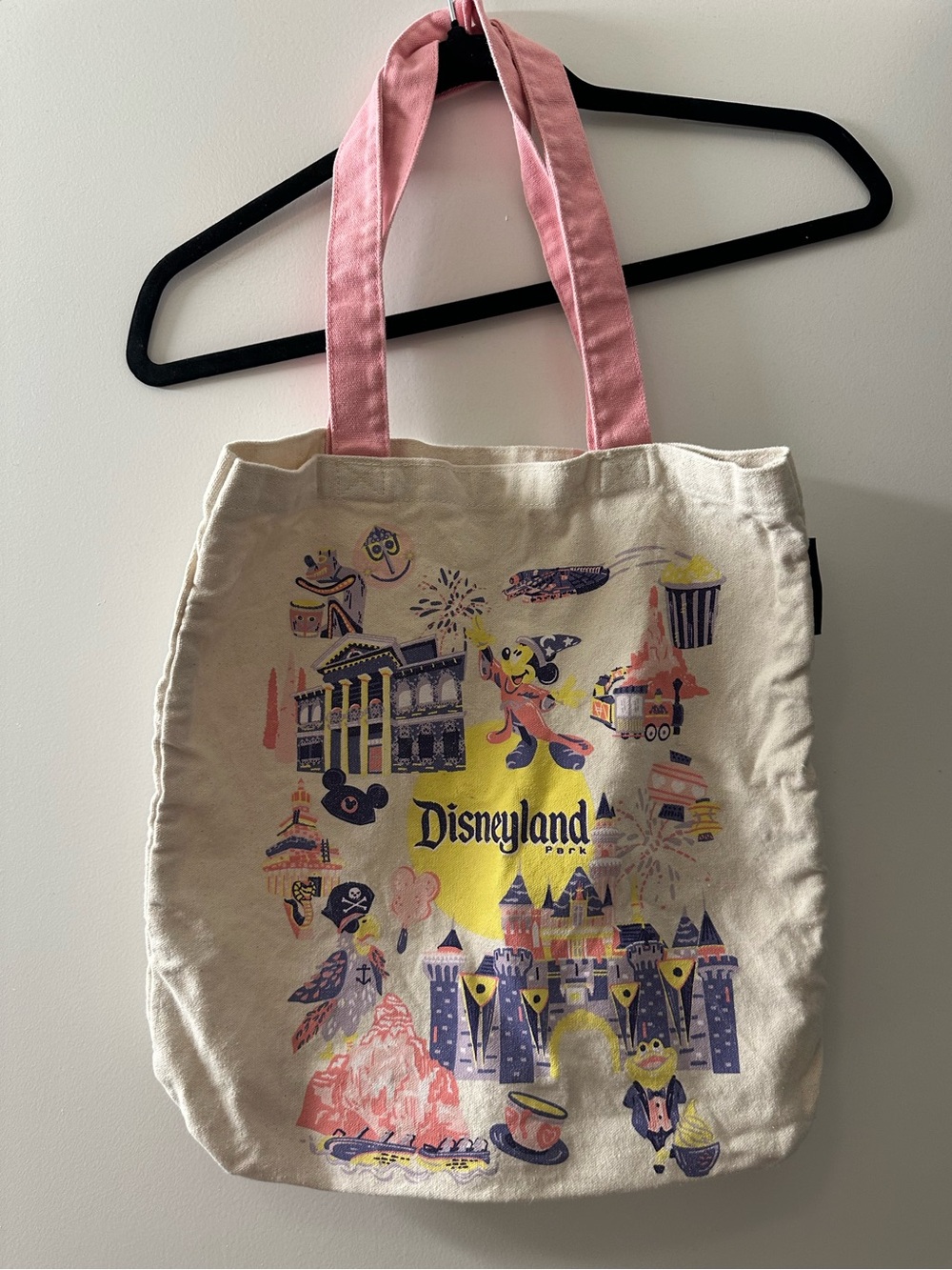 disneyland canvas tote